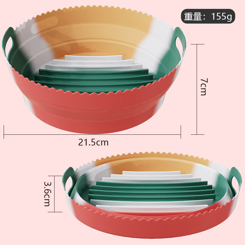 Round Air Fryer Accessories Air Fryer Ninja AF101 Air Fryer Silicone Baking Pan Lining