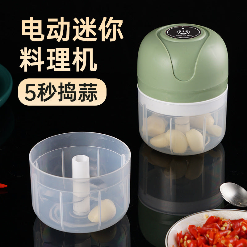 Electric garlic pounder, garlic press, supplementary food processor, wireless mini garlic mash artifact, garlic cross-border wholesale manufacturers