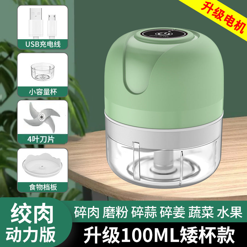 Electric garlic pounder, garlic press, supplementary food processor, wireless mini garlic mash artifact, garlic cross-border wholesale manufacturers