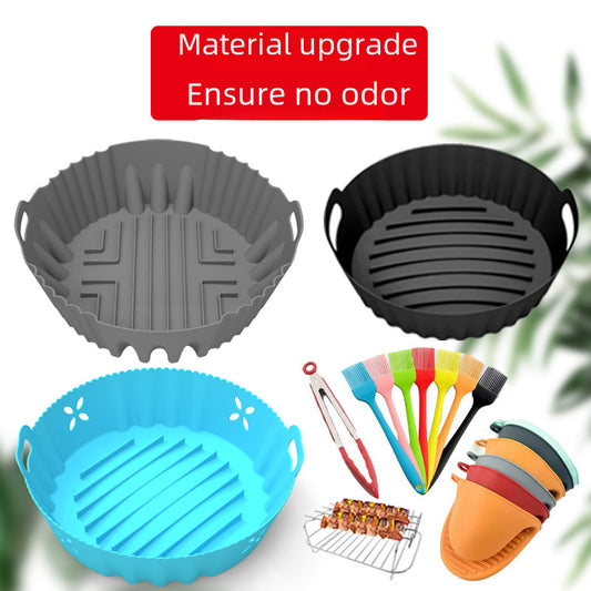 Round Air Fryer Accessories Air Fryer Ninja AF101 Air Fryer Silicone Baking Pan Lining