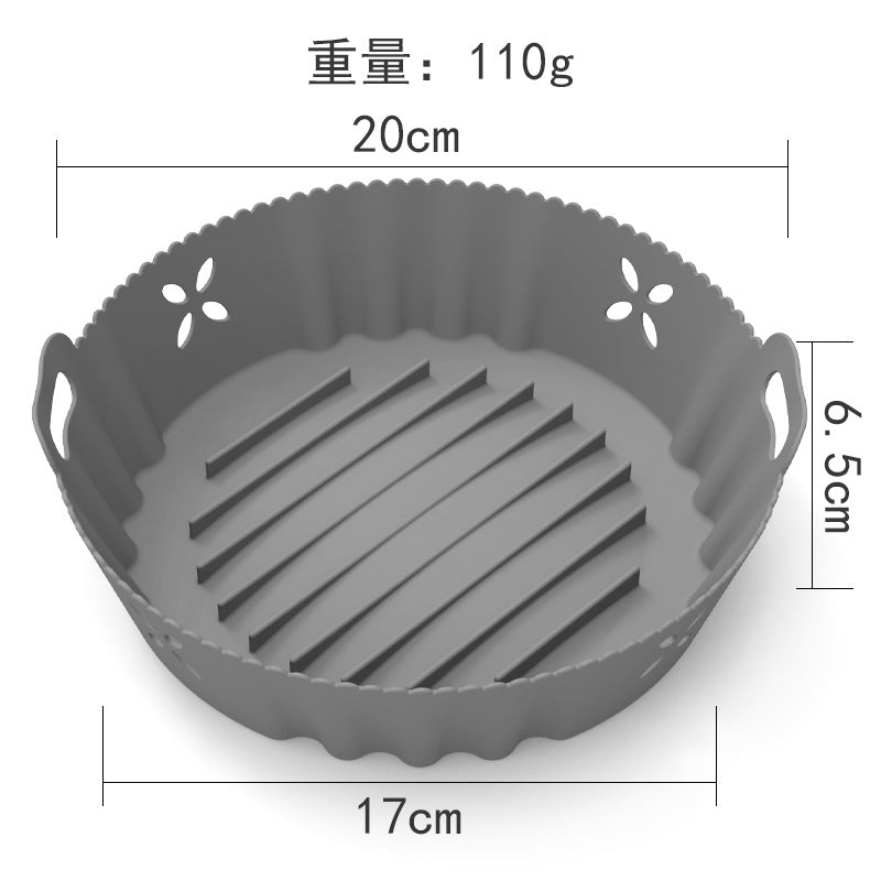 Round Air Fryer Accessories Air Fryer Ninja AF101 Air Fryer Silicone Baking Pan Lining