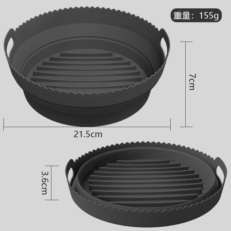 Round Air Fryer Accessories Air Fryer Ninja AF101 Air Fryer Silicone Baking Pan Lining