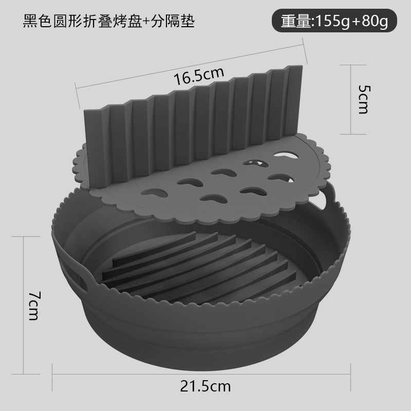 Round Air Fryer Accessories Air Fryer Ninja AF101 Air Fryer Silicone Baking Pan Lining