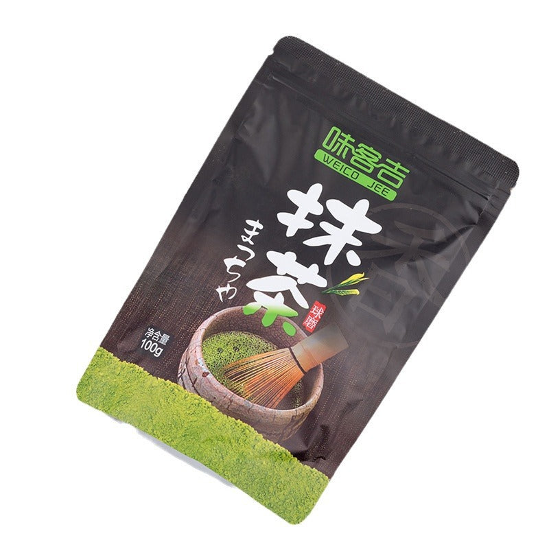 Weikeji matcha powder wholesale baking matcha matcha hot sale 100g factory direct wholesale first-hand supply