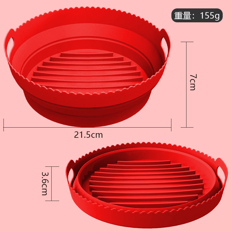 Round Air Fryer Accessories Air Fryer Ninja AF101 Air Fryer Silicone Baking Pan Lining