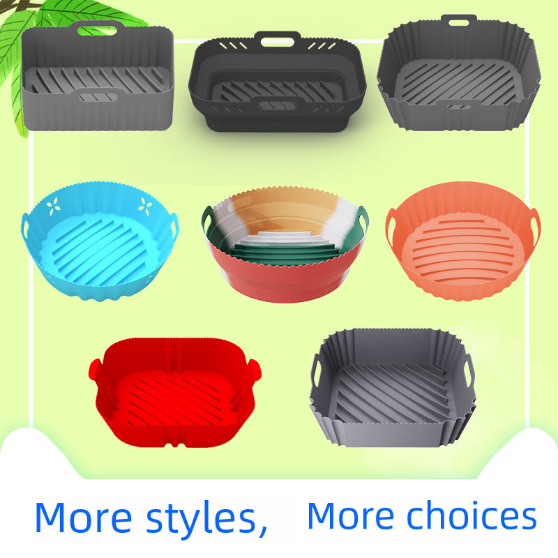 Round Air Fryer Accessories Air Fryer Ninja AF101 Air Fryer Silicone Baking Pan Lining